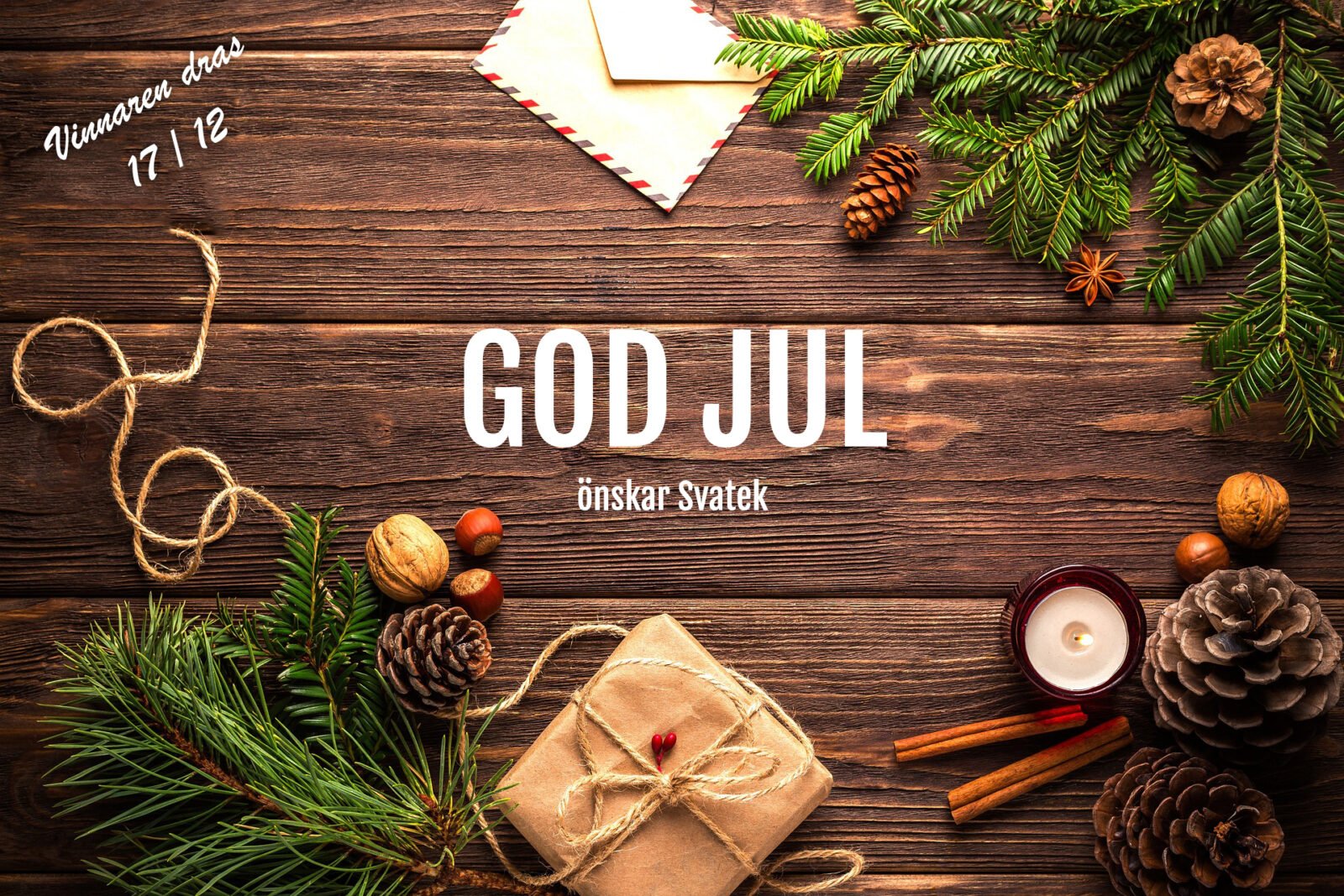 God Jul önskar Svatek